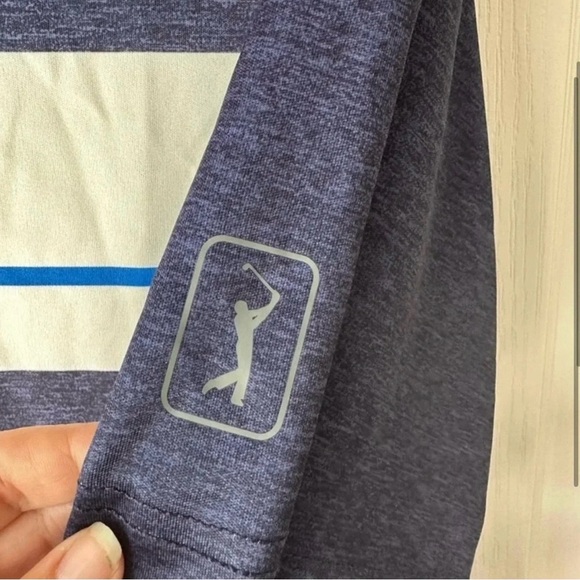 Mens PGA Tour Golf Polo NWT Size
XL Strips Red Blue White - Picture 3 of 3